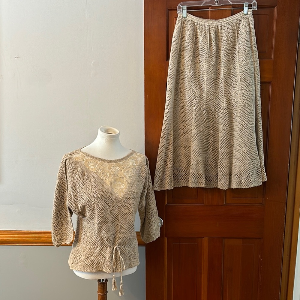 J.M. Pink Top and Skirt